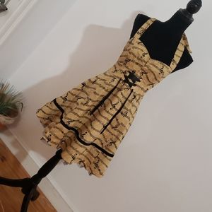 Hot topic halter music note dress